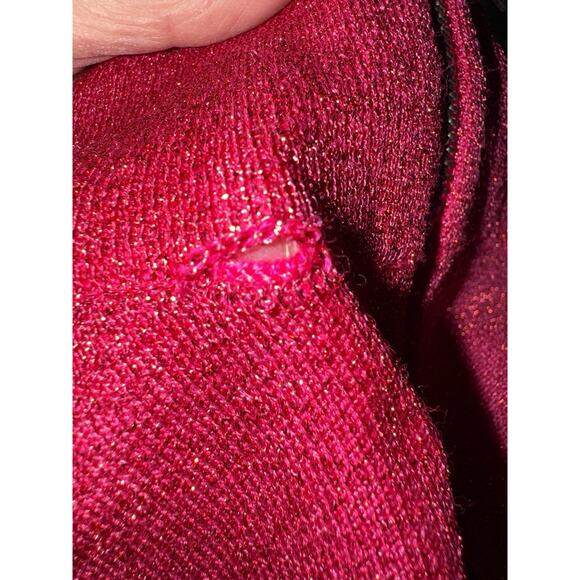 Alice + Olivia Women’s Pink Issa Turtleneck Puff Sleeve Mini Dress Medium - Picture 9 of 9